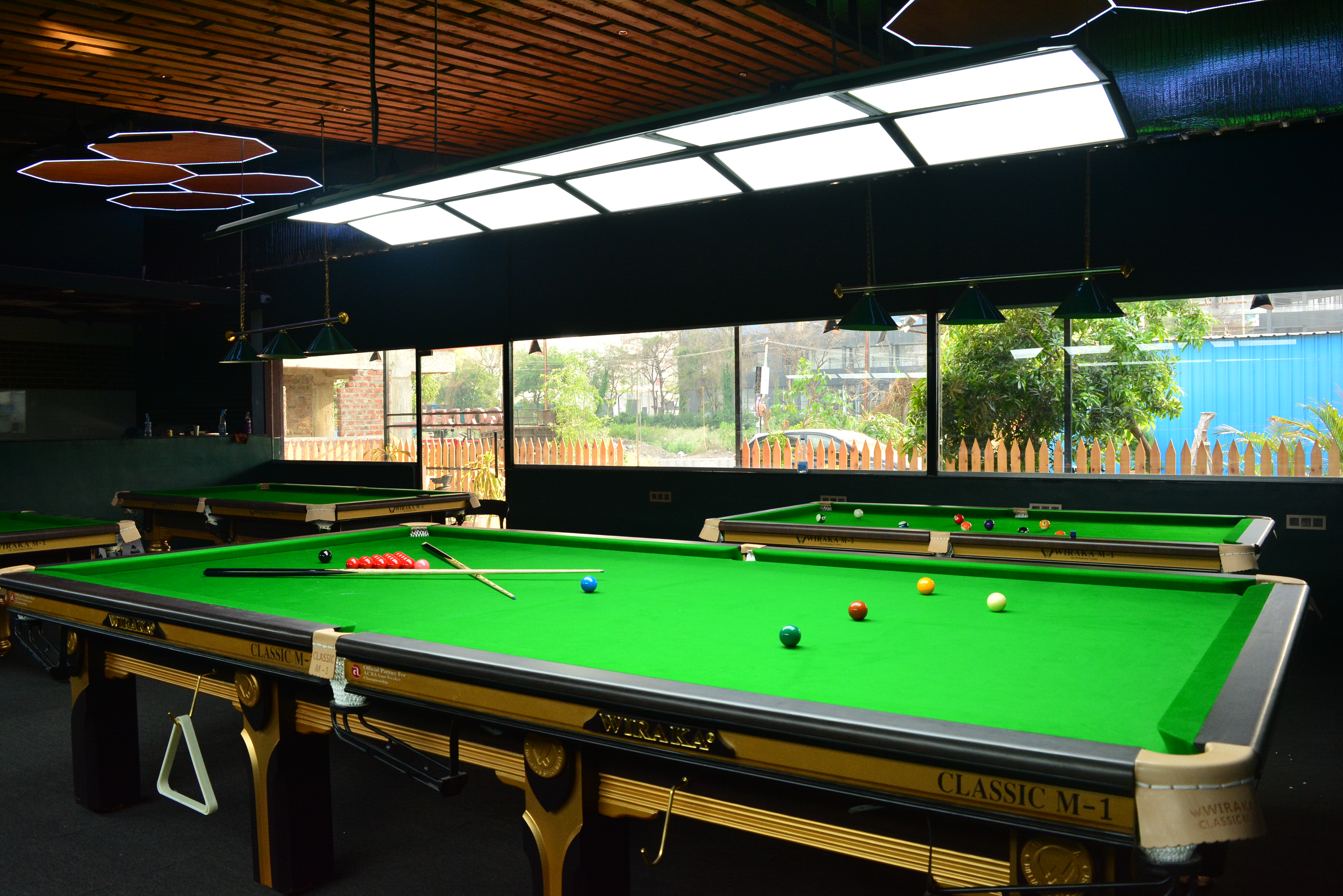 Green baize detail
